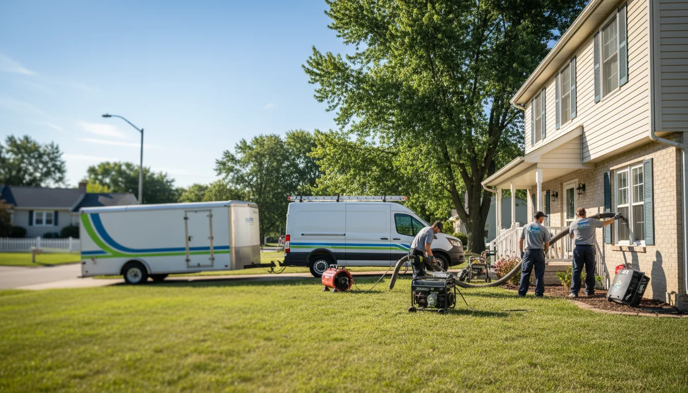Flooded Basement Restoration And Cleanup With Repair in Hawarden, IA near me